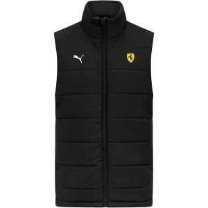 Scuderia Ferrari Men's Puma Padded Vest-Black