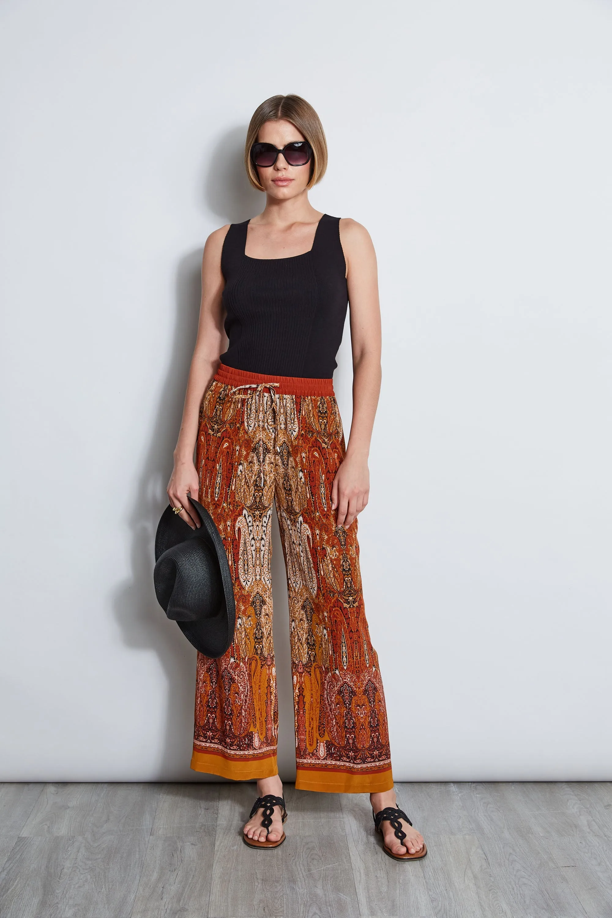 Silk Raj Print Pant