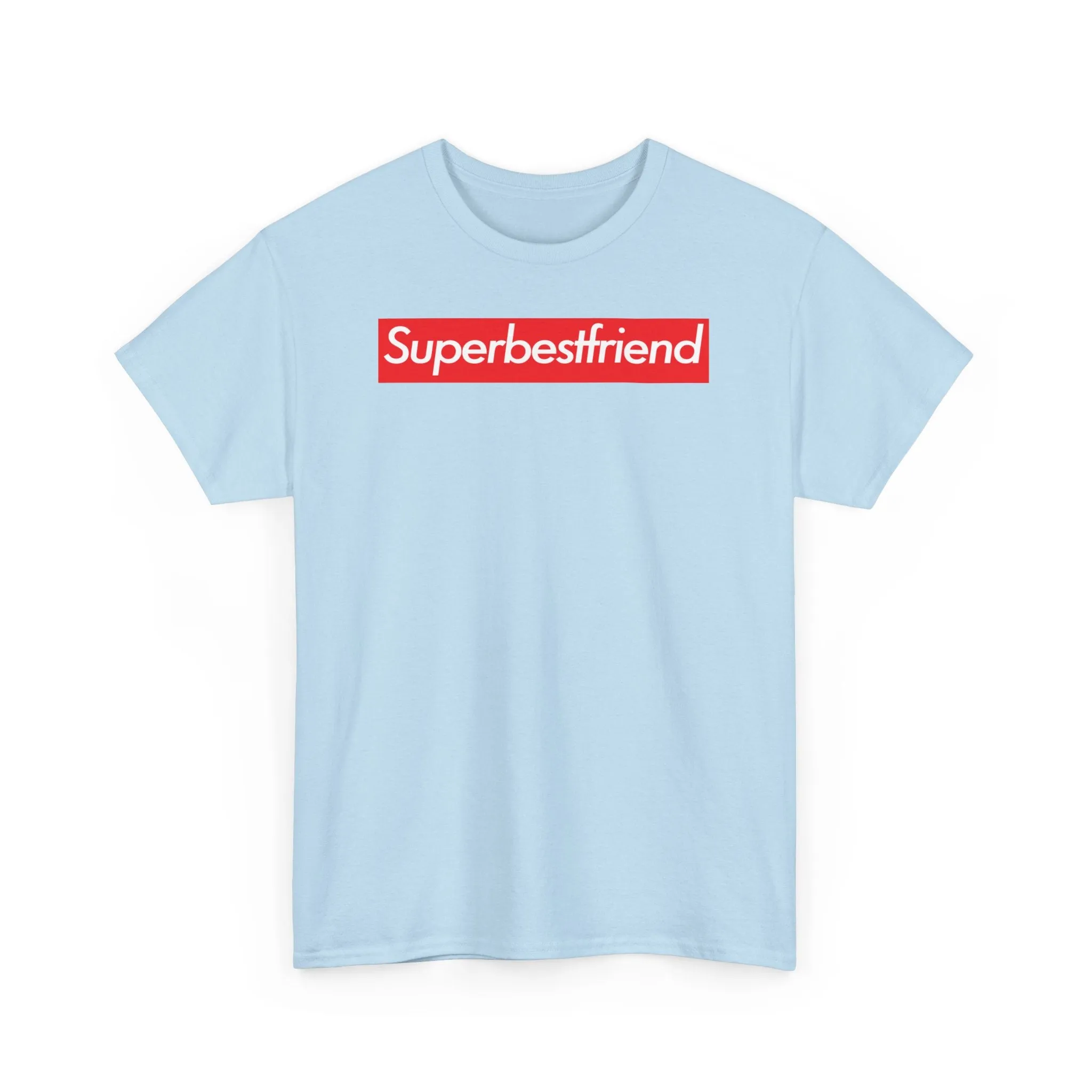 Superbestfriend Unisex Heavy Cotton Tee Shirt T-shirt super Inspired Funny Bestfriend Bestfriends Appreciation Gift For BFF Thank You Thankful Birthday Christmas