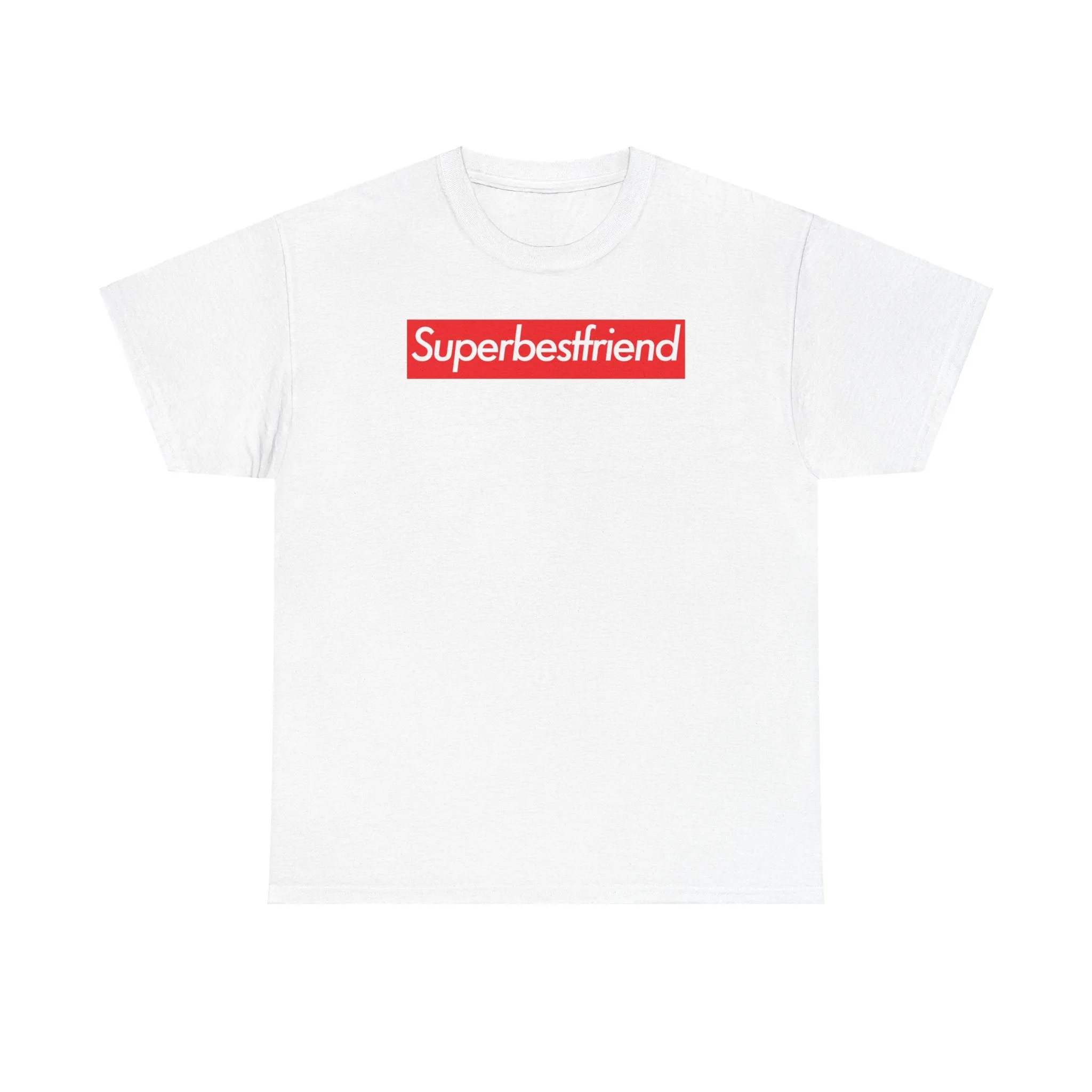 Superbestfriend Unisex Heavy Cotton Tee Shirt T-shirt super Inspired Funny Bestfriend Bestfriends Appreciation Gift For BFF Thank You Thankful Birthday Christmas