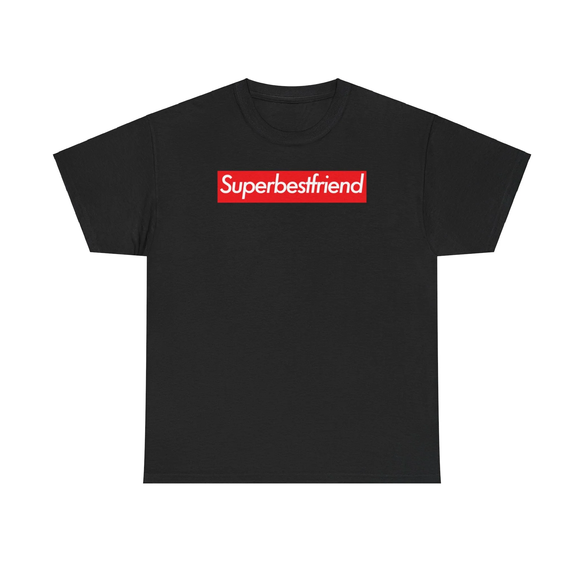 Superbestfriend Unisex Heavy Cotton Tee Shirt T-shirt super Inspired Funny Bestfriend Bestfriends Appreciation Gift For BFF Thank You Thankful Birthday Christmas