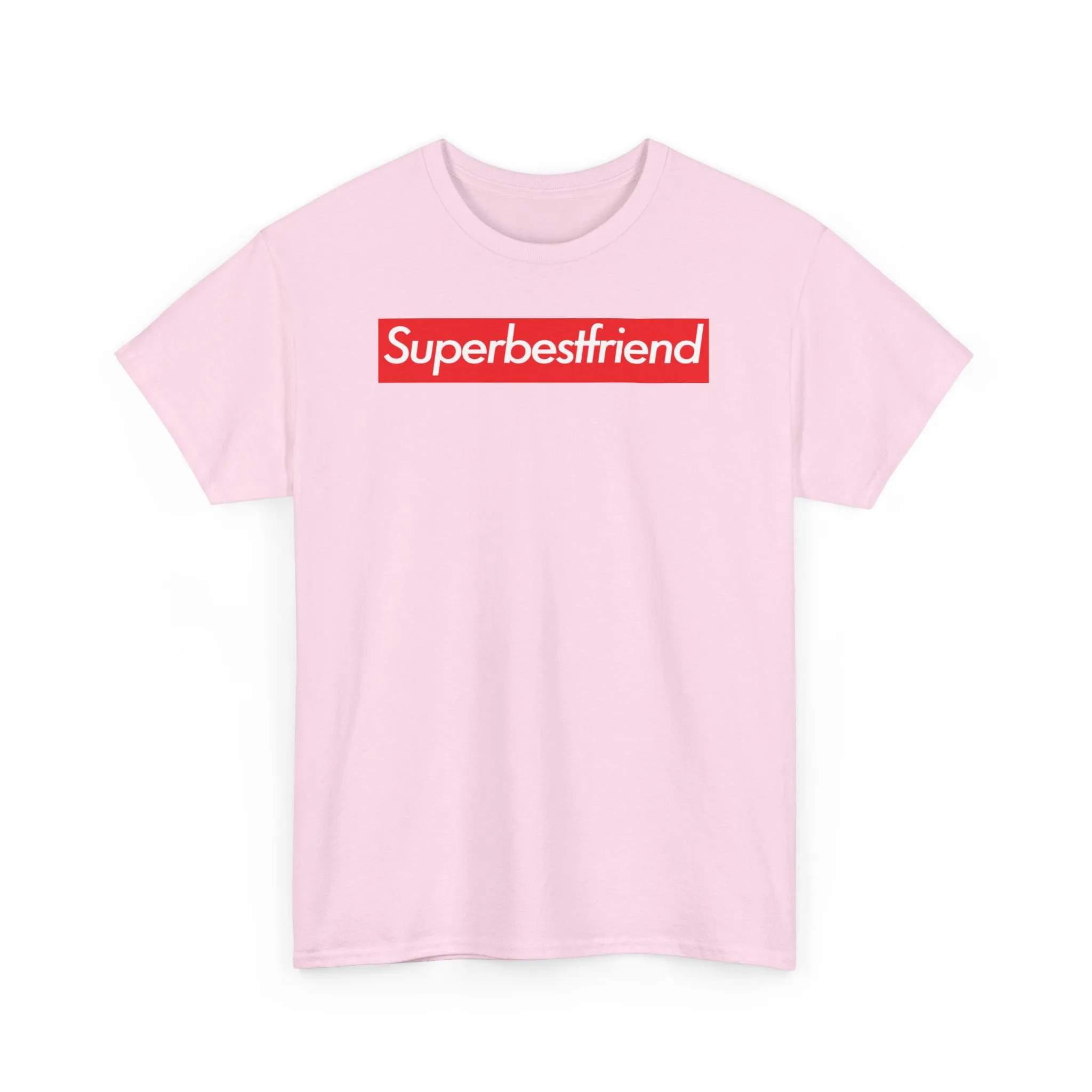 Superbestfriend Unisex Heavy Cotton Tee Shirt T-shirt super Inspired Funny Bestfriend Bestfriends Appreciation Gift For BFF Thank You Thankful Birthday Christmas