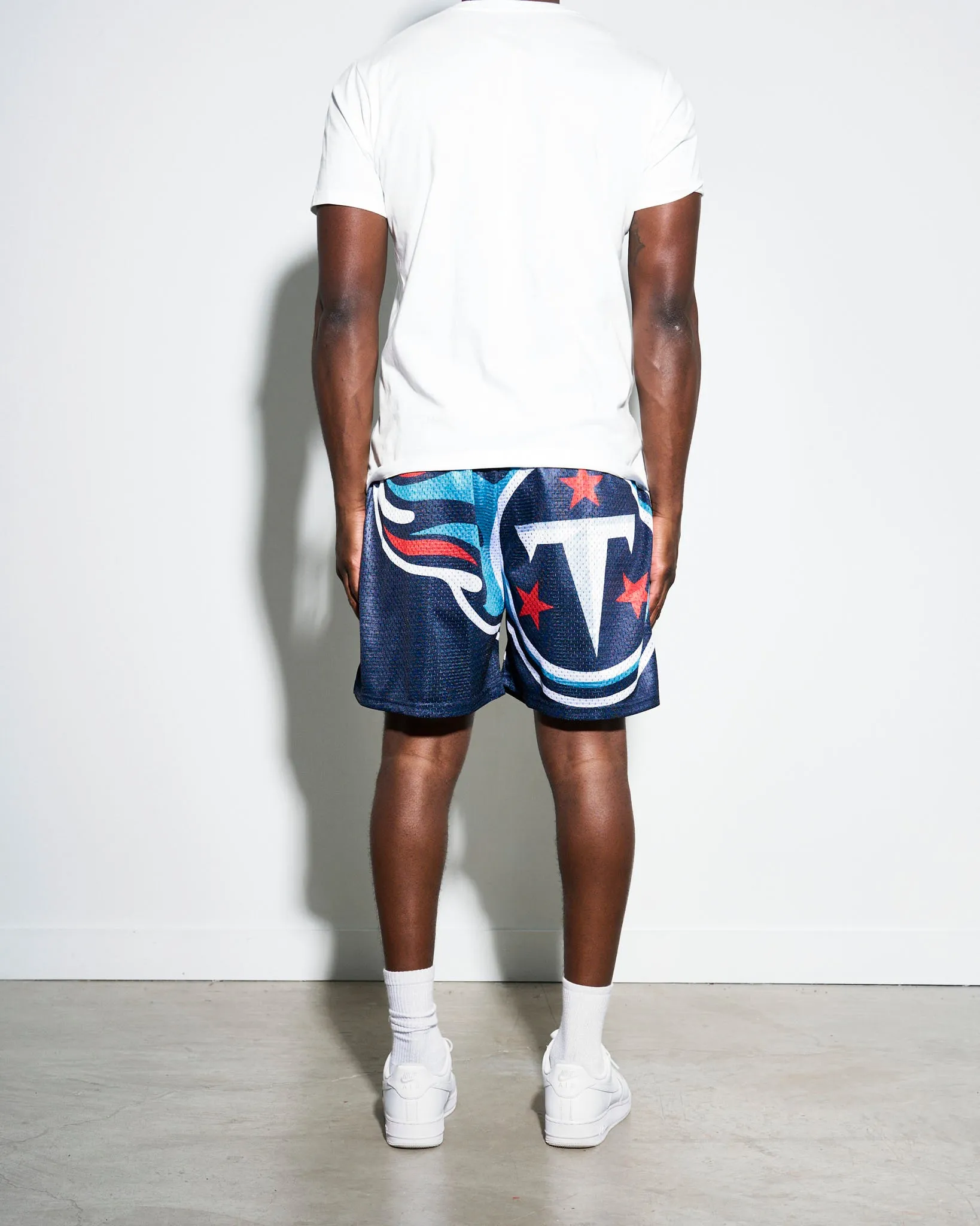 Tennessee Titans Big Logo Retro Shorts