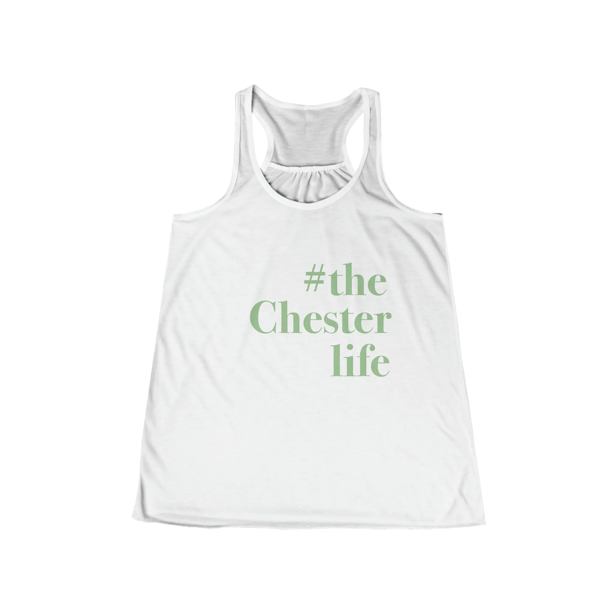 #thechesterlife Women's Flowy Racerback Tank Top