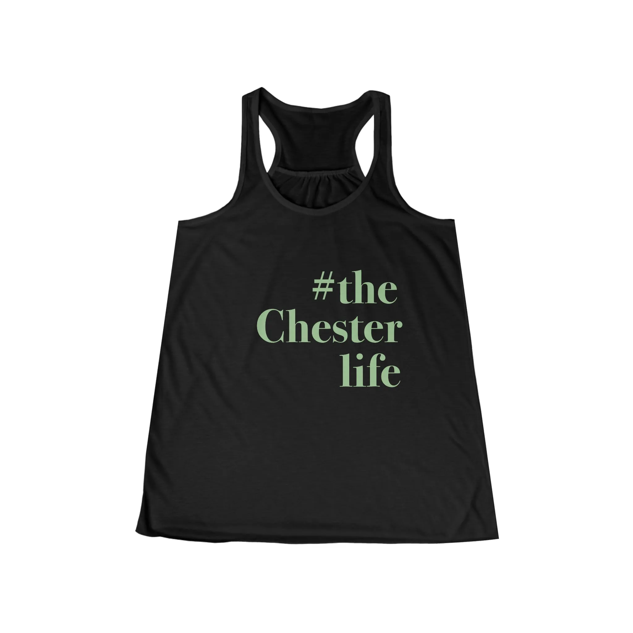 #thechesterlife Women's Flowy Racerback Tank Top