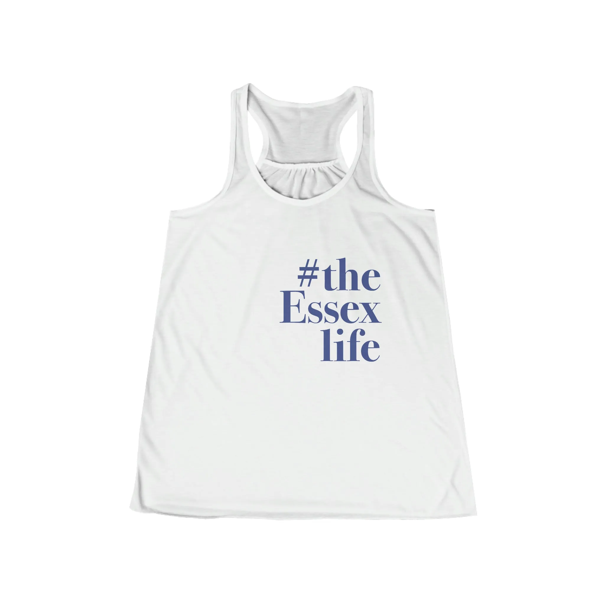 #theessexlife Women's Flowy Racerback Tank