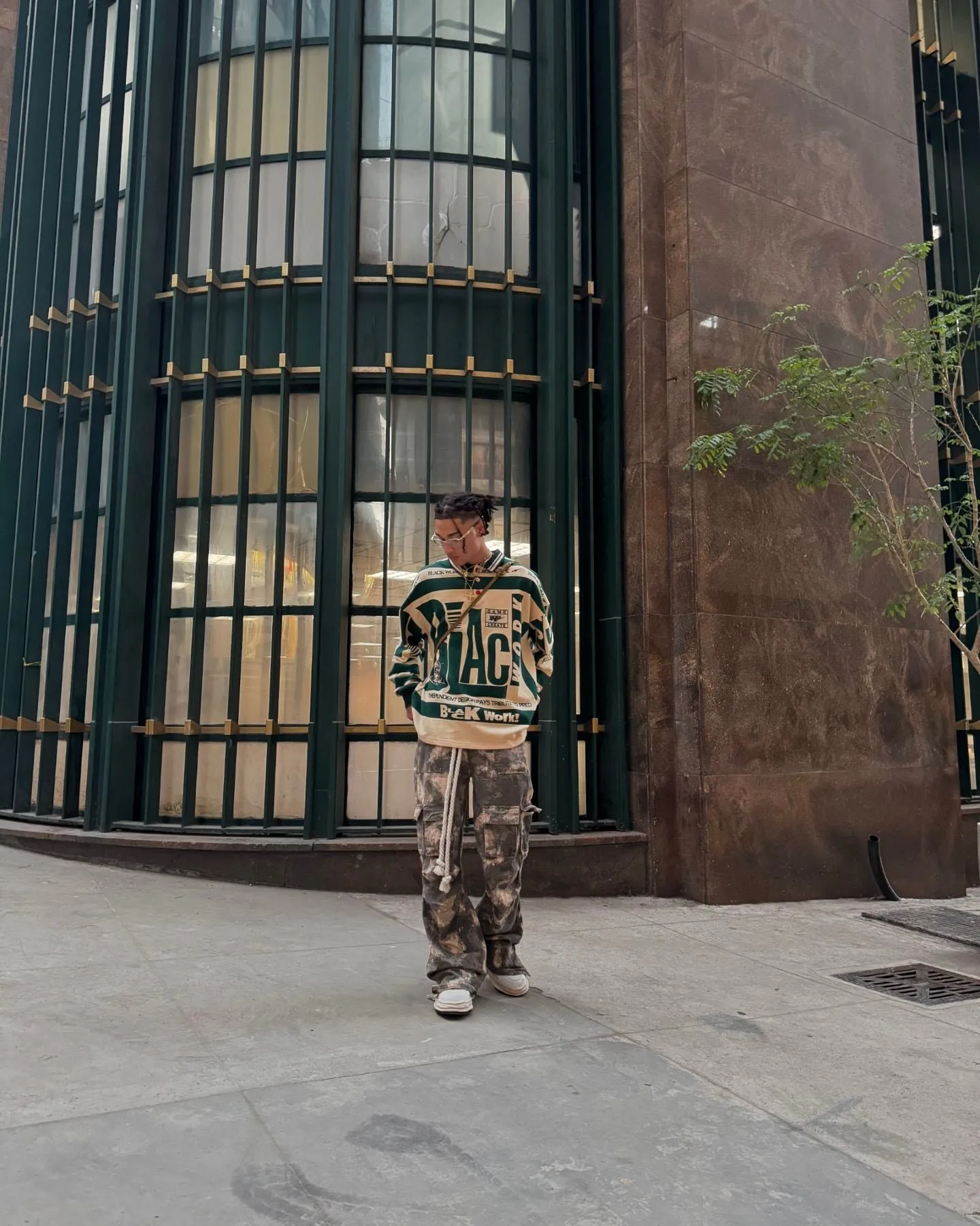 Thesupermade Camo Baggy Wide Leg Pockets Cargo Pants - 2019