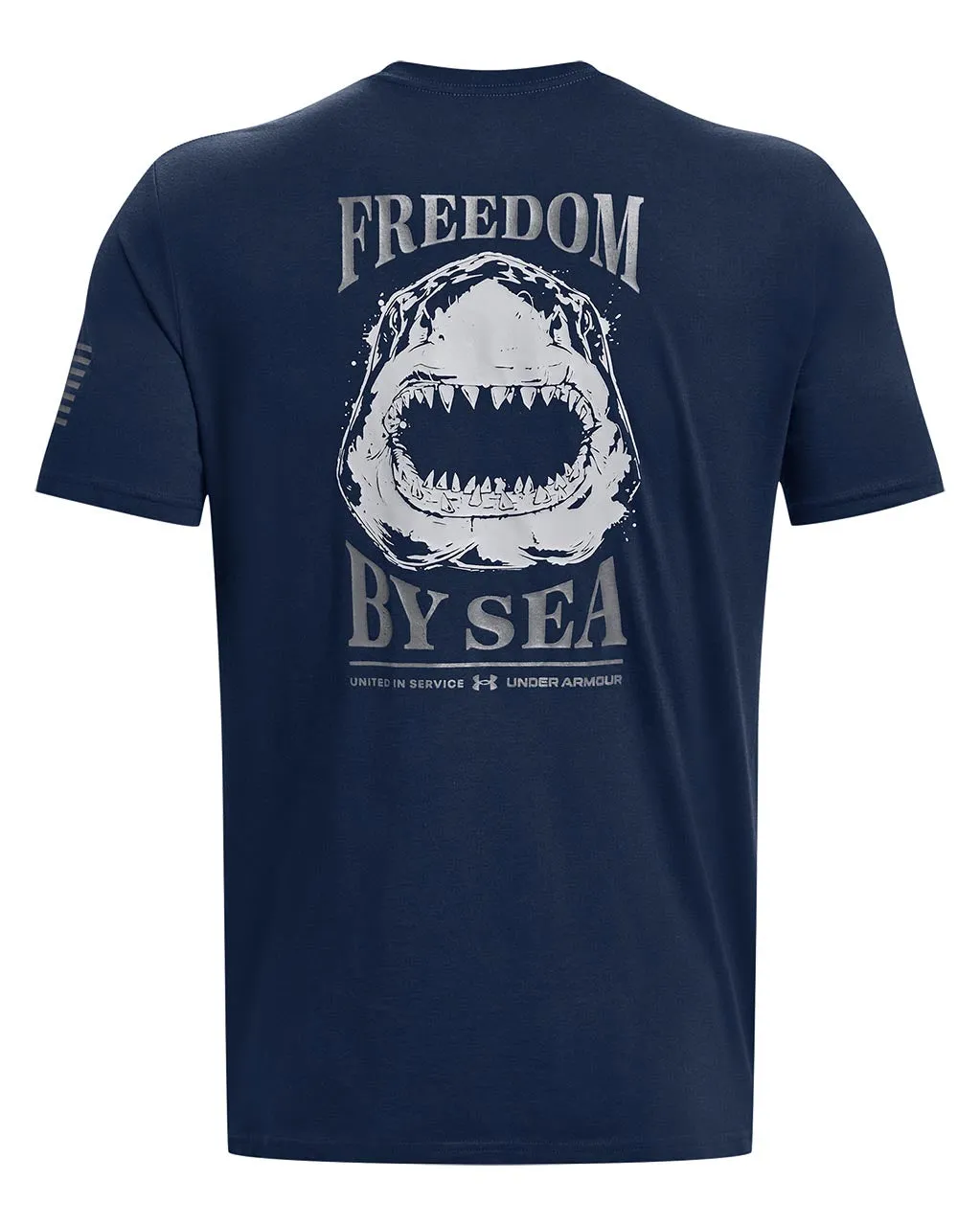 Under Armour Mens Freedom By Sea Short Sleeve T-Shirt