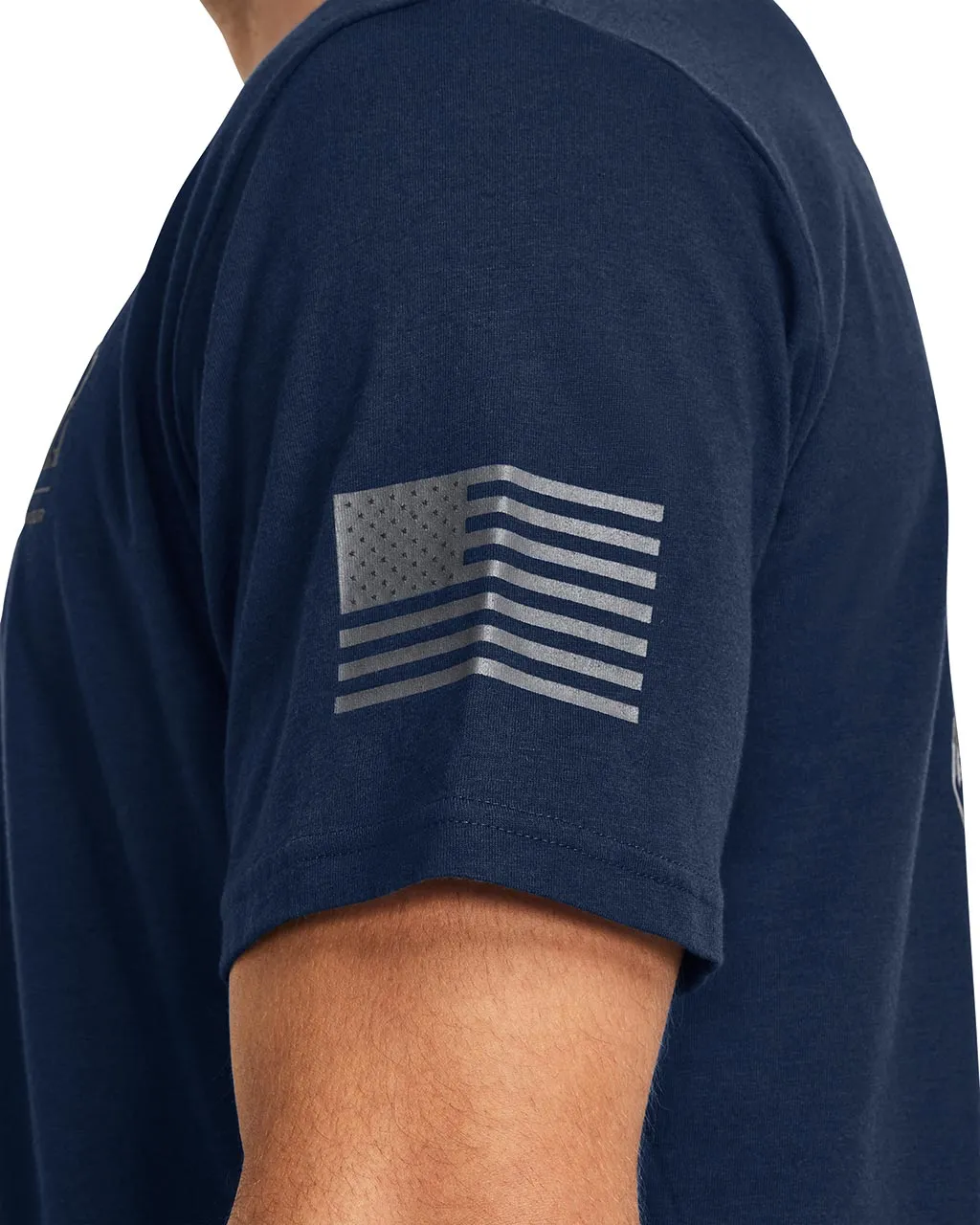 Under Armour Mens Freedom By Sea Short Sleeve T-Shirt