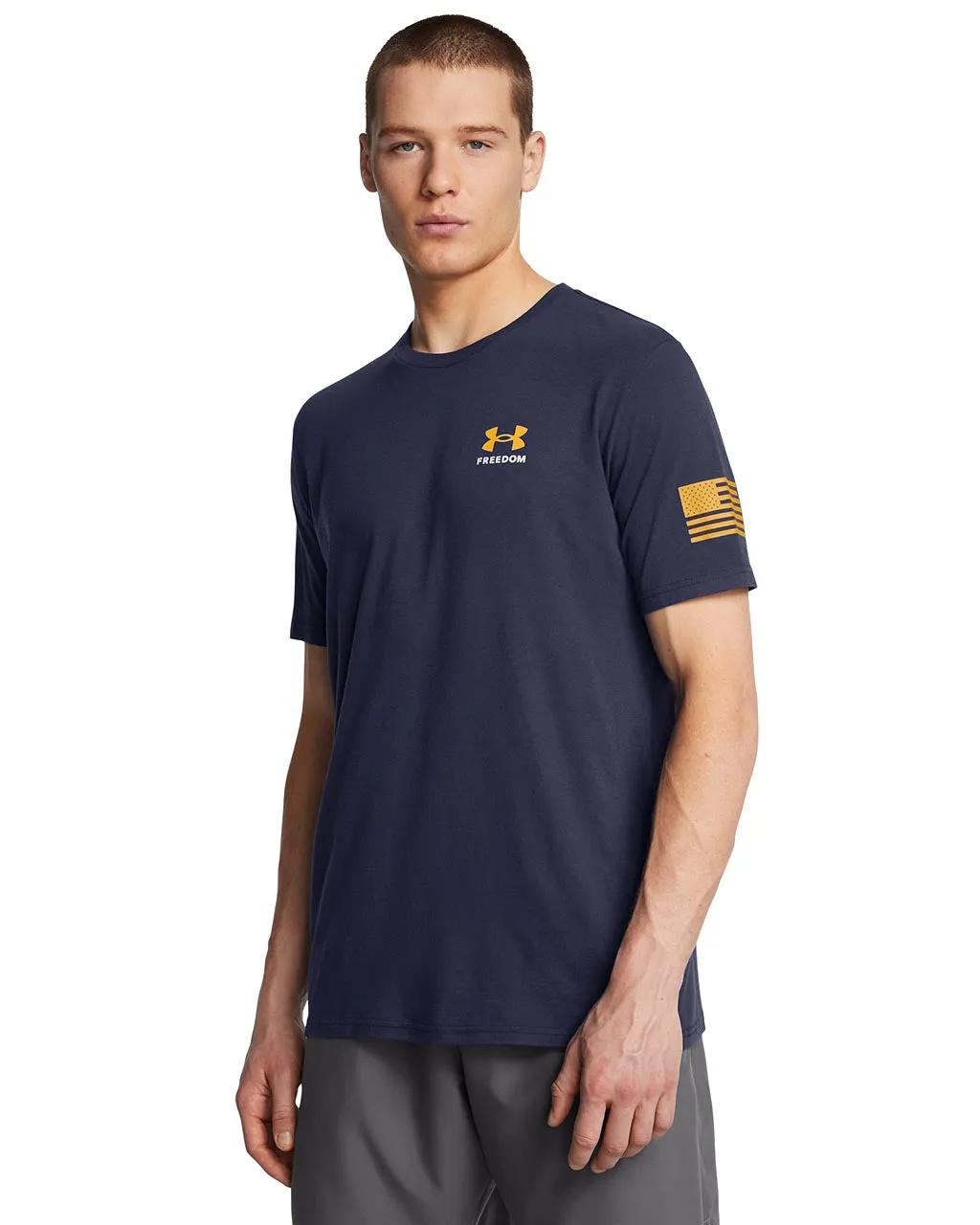 Under Armour Mens UA Freedom By Sea Short Sleeve T-Shirt