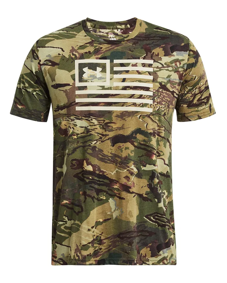 Under Armour Mens UA Freedom Camo Short Sleeve T-Shirt