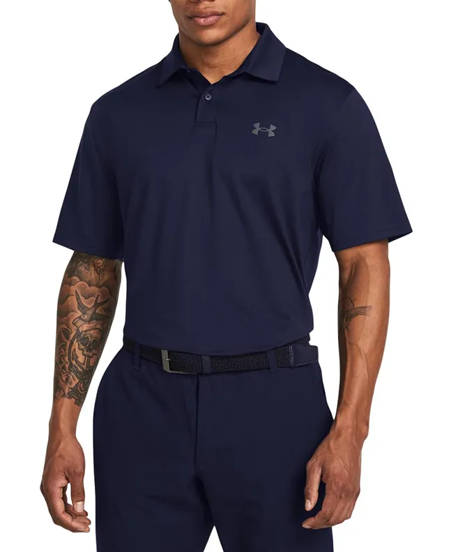 Under Armour Mens UA Tee To Green Short Sleeve Polo Shirt