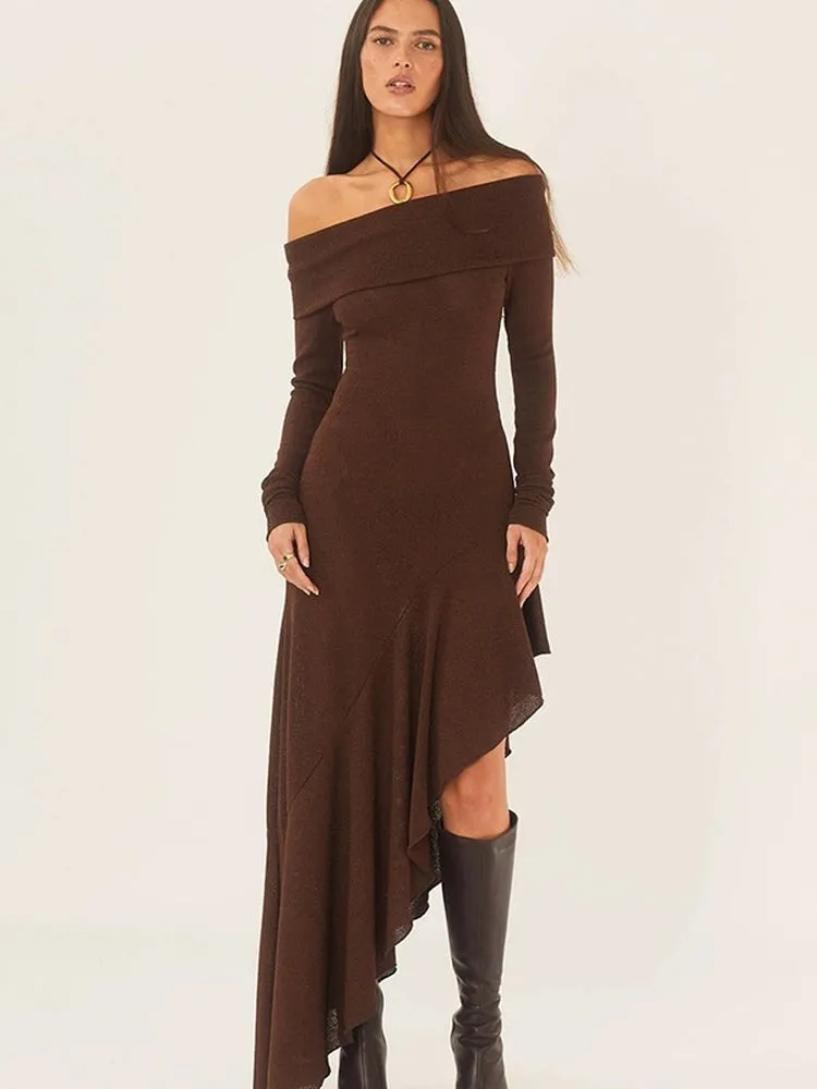 Walker Long Sleeve Maxi Dress